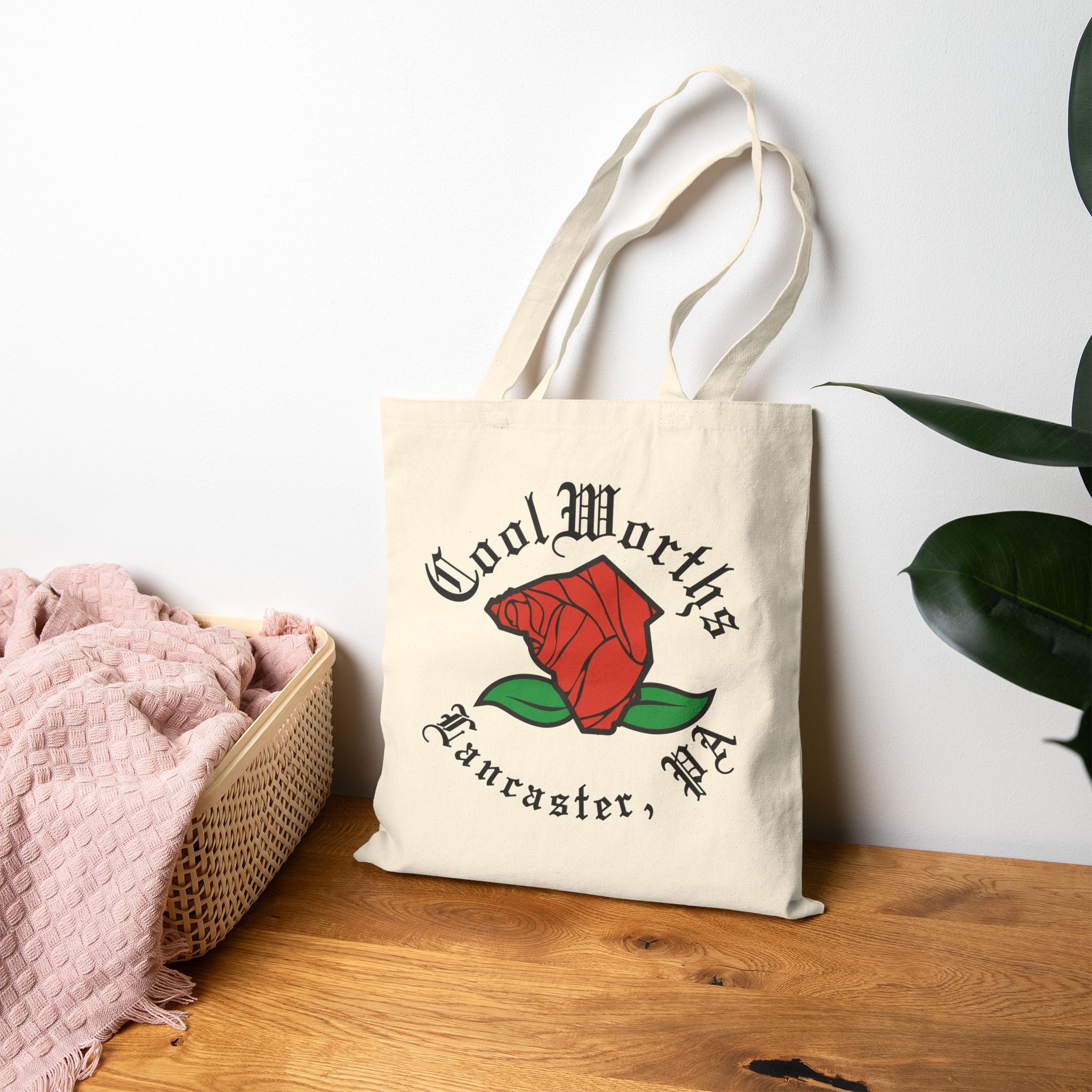 L Rose Place Canvas Bag