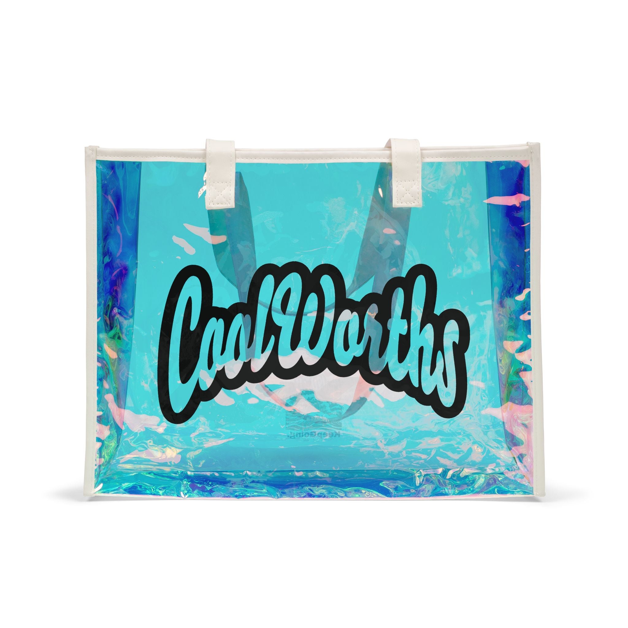 Wavy Holographic Tote