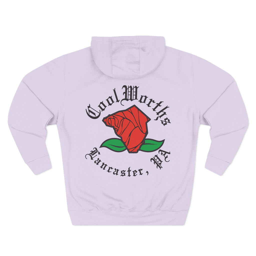 L Rose Place 3-Panel Hoodie