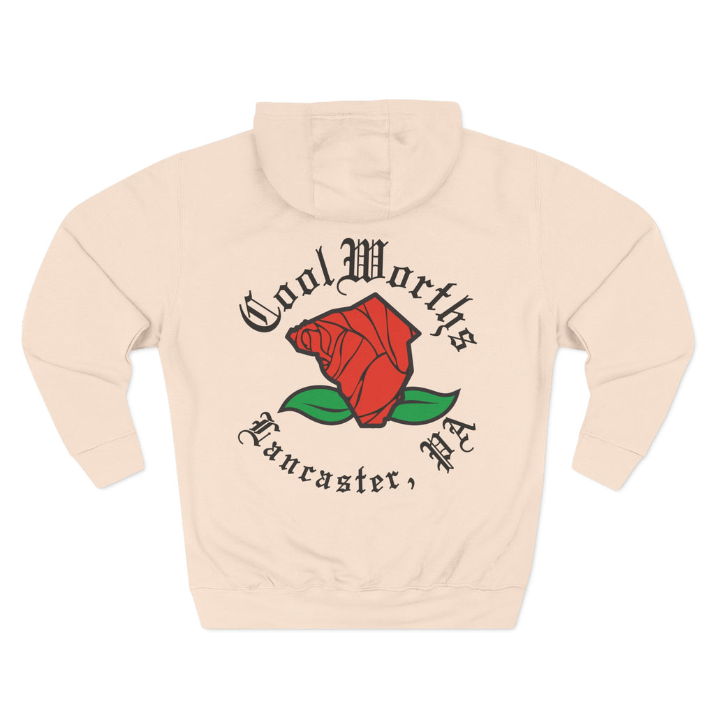 L Rose Place 3-Panel Hoodie