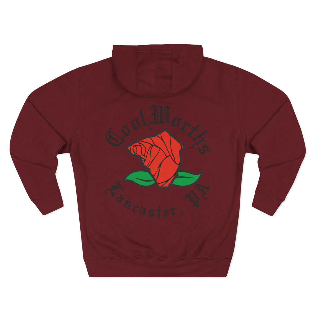 L Rose Place 3-Panel Hoodie