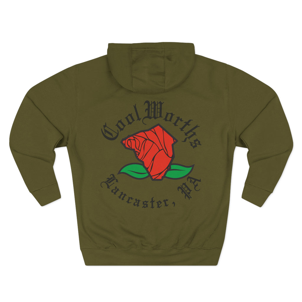 L Rose Place 3-Panel Hoodie