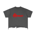 Distressed Anti Cropped Tee